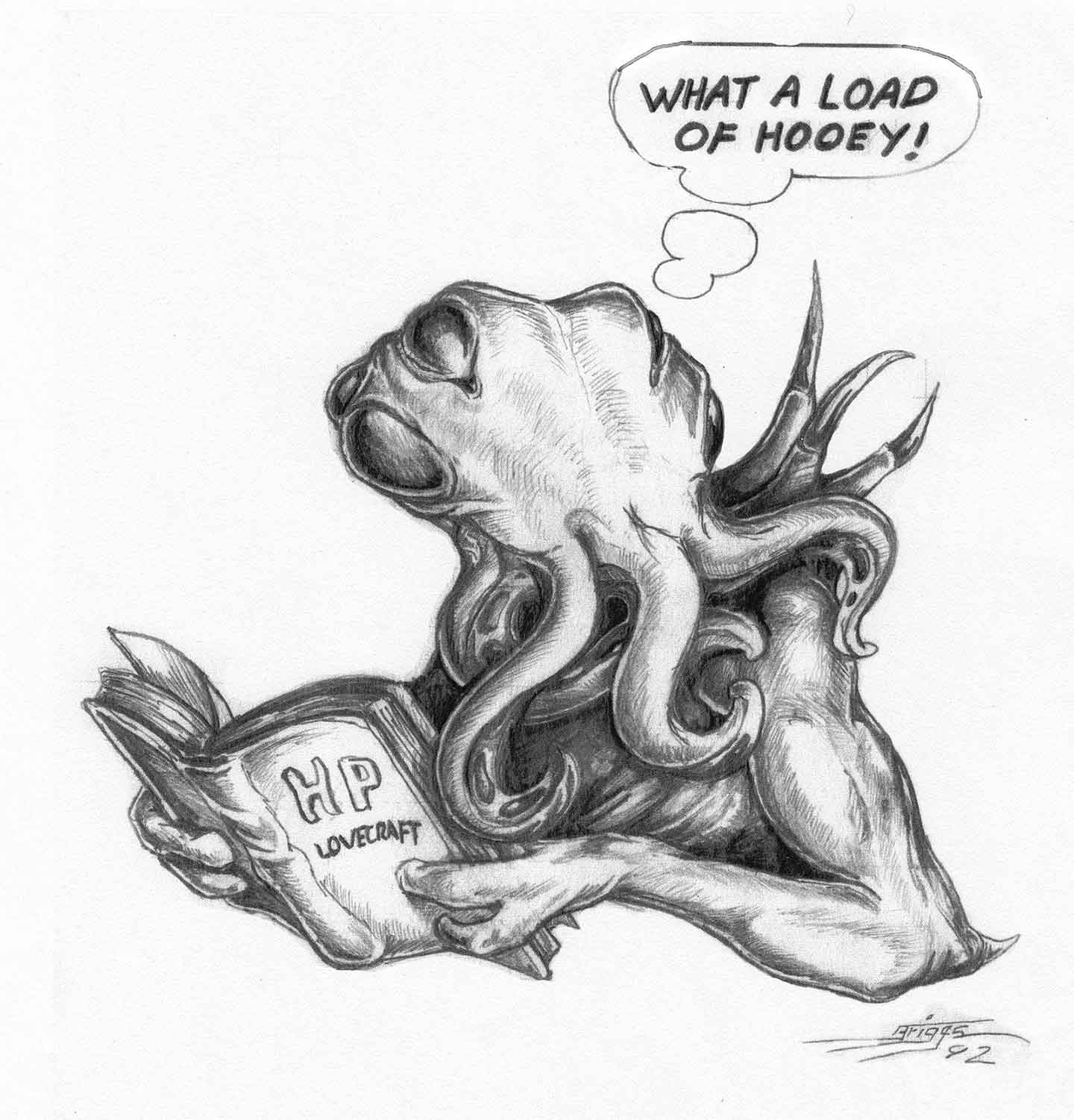 cthulhu reads lovecraft